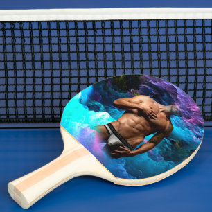 SlipperyJoe's muscular man underwear bulge cosmic  Ping Pong Paddle