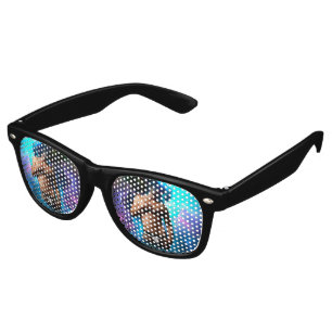 SlipperyJoe's muscular man underwear bulge cosmic  Retro Sunglasses