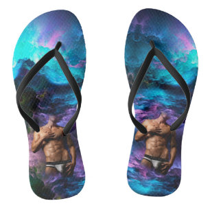 SlipperyJoe's muscular man underwear bulge cosmic  Thongs