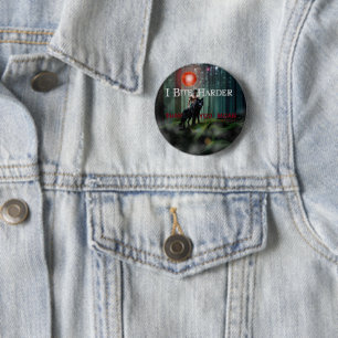 SlipperyJoe's mystical Halloween-style atmosphere 6 Cm Round Badge