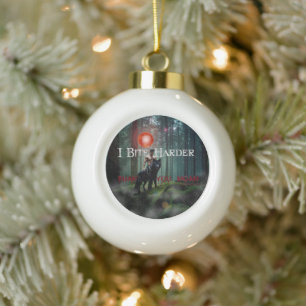 SlipperyJoe's mystical Halloween-style atmosphere  Ceramic Ball Christmas Ornament
