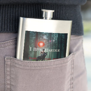 SlipperyJoe's mystical Halloween-style atmosphere Hip Flask