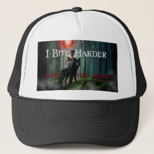 SlipperyJoe's mystical Halloween-style atmosphere Trucker Hat