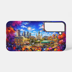 SlipperyJoe's New Orleans city montage St. Louis C Samsung Galaxy Case