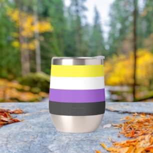 SlipperyJoe's Nonbinary Pride Flag yellow white pu