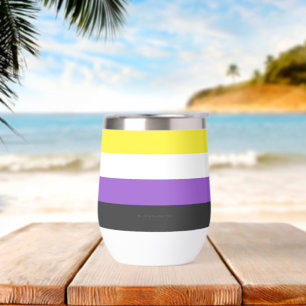 SlipperyJoe's Nonbinary Pride Flag yellow white pu