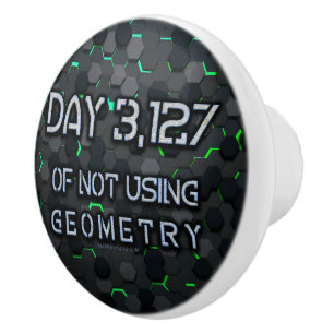 SlipperyJoe's not using geometry interlocking hexa Ceramic Knob