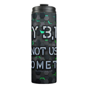 SlipperyJoe's not using geometry interlocking hexa Thermal Tumbler