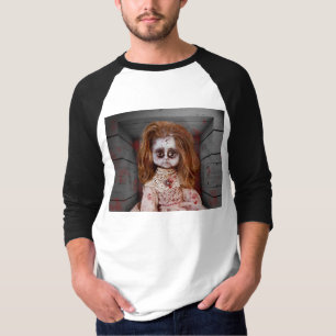SlipperyJoe's old doll Happy Halloween creepy bloo T-Shirt