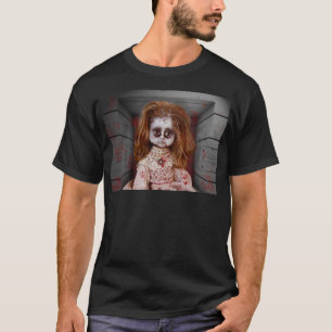SlipperyJoe's old doll Happy Halloween creepy bloo T-Shirt