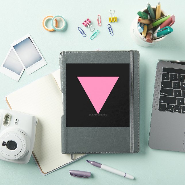 SlipperyJoe's pink triangle flag bright pink symbo (iPad Cover)