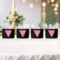 SlipperyJoe's pink triangle flag bright pink symbo