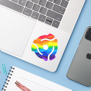 SlipperyJoe's plastic 45 RPM record adapter vibran