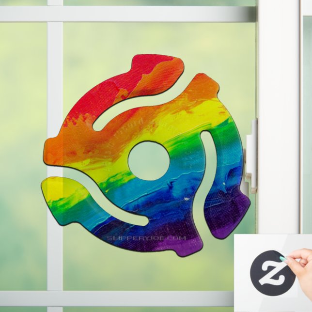 SlipperyJoe's plastic 45 RPM record adapter vibran (Home)