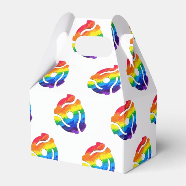 SlipperyJoe's plastic 45 RPM record adapter vibran Favour Box (Front Side)