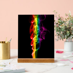 SlipperyJoe's plume of rainbow energy vapour caugh Acrylic Sign