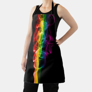 SlipperyJoe's plume of rainbow energy vapour caugh Apron