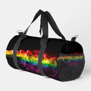 SlipperyJoe's plume of rainbow energy vapour caugh Duffle Bag