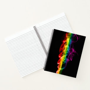 SlipperyJoe's plume of rainbow energy vapour caugh Notebook