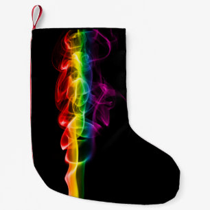 SlipperyJoe's plume of rainbow energy vapour caugh Small Christmas Stocking