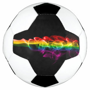 SlipperyJoe's plume of rainbow energy vapour caugh Soccer Ball