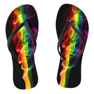 SlipperyJoe's plume of rainbow energy vapour caugh Thongs
