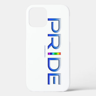 SlipperyJoe's pride word metallic letters radiates iPhone 12 Pro Case