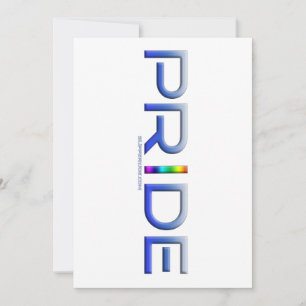 SlipperyJoe's pride word metallic letters radiates Holiday Card