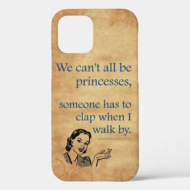 SlipperyJoe's Princess clap walking funny 50s vint Case-Mate iPhone Case (Back)