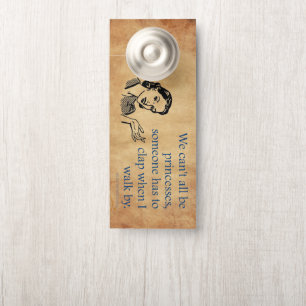 SlipperyJoe's Princess clap walking funny 50s vint Door Hanger