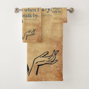 SlipperyJoe's princesses clap vintage poster retro Bath Towel Set