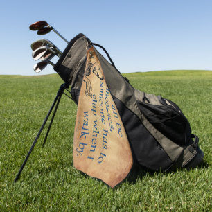 SlipperyJoe's princesses clap vintage poster retro Golf Towel