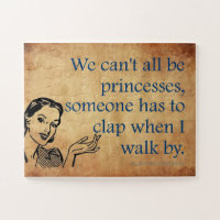 SlipperyJoe's princesses clap vintage poster retro