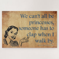 SlipperyJoe's princesses clap vintage poster retro