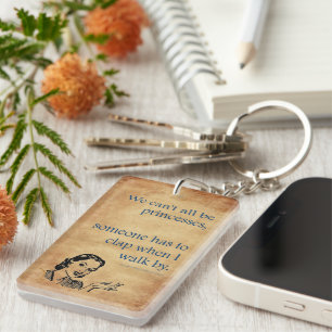 SlipperyJoe's princesses clap vintage poster retro Key Ring