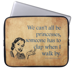 SlipperyJoe's princesses clap vintage poster retro Laptop Sleeve
