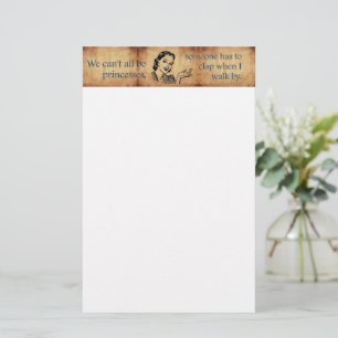 SlipperyJoe's princesses clap vintage poster retro Stationery