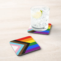 SlipperyJoe's Progress Pride Flag six classic hori