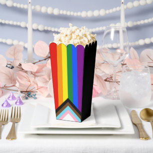 SlipperyJoe's Progress Pride Flag six classic hori Favour Box