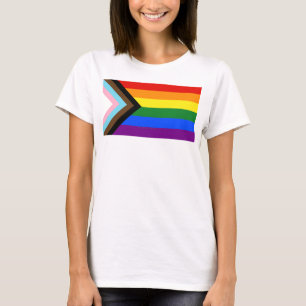 SlipperyJoe's Progress Pride Flag six classic hori T-Shirt