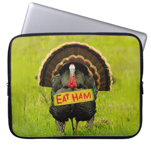 SlipperyJoe's proud turkey eat ham red wattle hang Laptop Sleeve