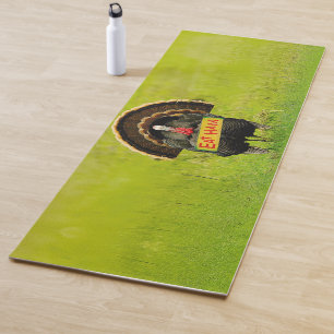 SlipperyJoe's proud turkey eat ham red wattle hang Yoga Mat