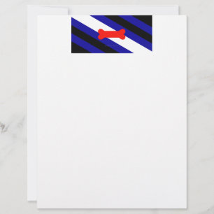 SlipperyJoe's puppy play pride flag express kink i Custom Letterhead