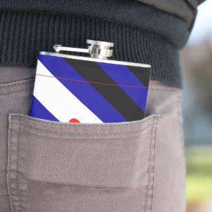 SlipperyJoe's puppy play pride flag express kink i Hip Flask