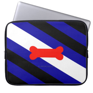 SlipperyJoe's puppy play pride flag express kink i Laptop Sleeve