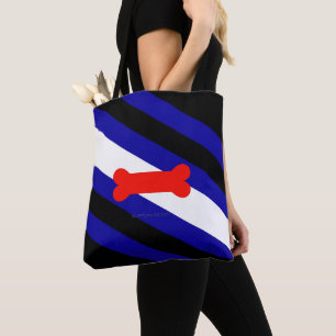 SlipperyJoe's puppy play pride flag express kink i Tote Bag