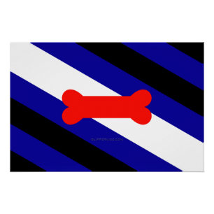 SlipperyJoe's Puppy Play Pride Flag fetishes LGBTQ Poster