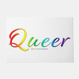 SlipperyJoe's queer single expressive word smooth  Doormat