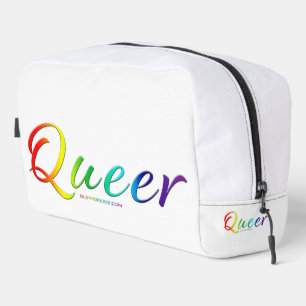 SlipperyJoe's queer single expressive word smooth Dopp Kit
