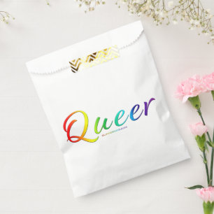 SlipperyJoe's queer single expressive word smooth Favour Bag